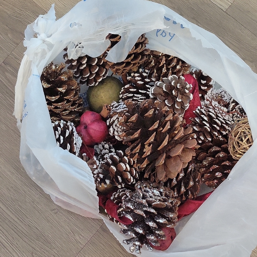 Bundle Of Pier 1 Fragrance Pinecones/ Potpourri